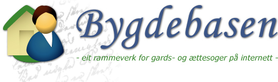 Bygdebasen - eit rammeverk for gards- og ttesoger p internett